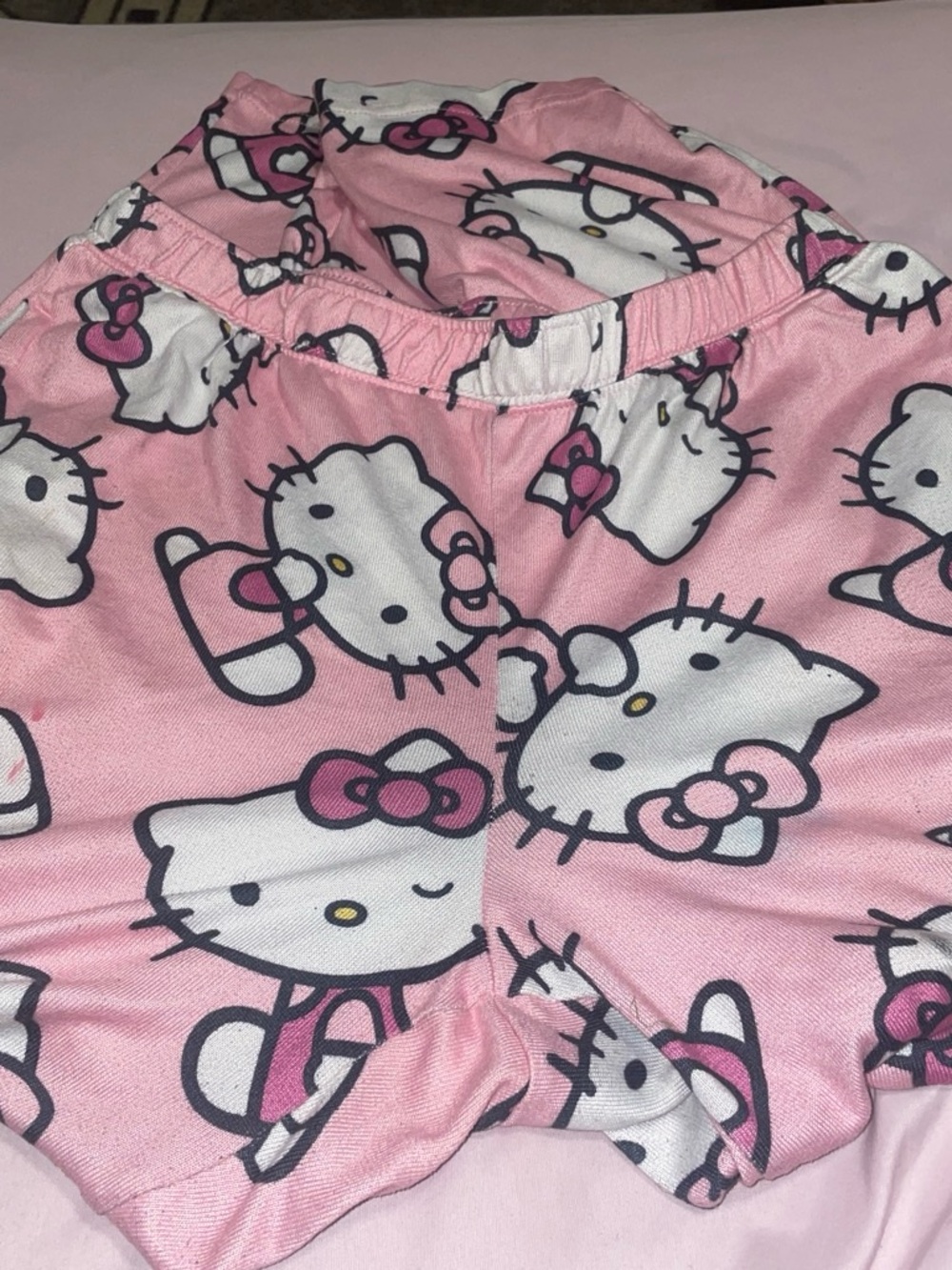 Hello Kitty Pink and White Kids Pajama pants